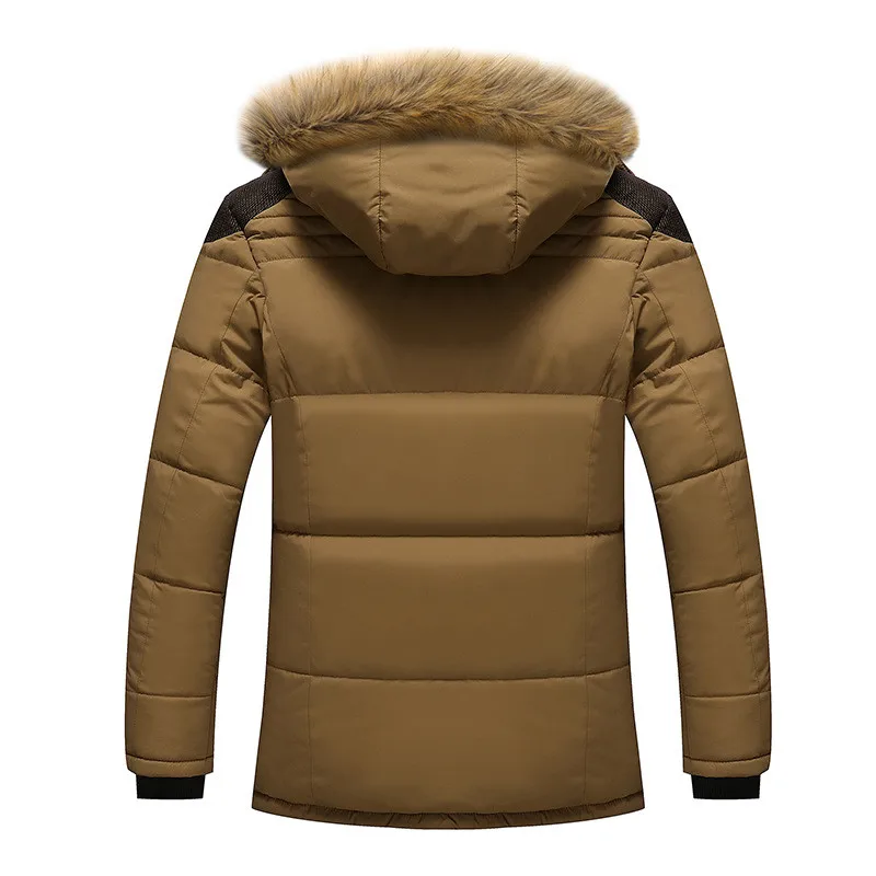 Men's Casual Parkas 2018 Winter Warm Thick Man Mid-long Winter Coat Male Hooded Collar Windbreaker Parkas Jacket Jaqueta Masculino Inverno M-5XL (5)