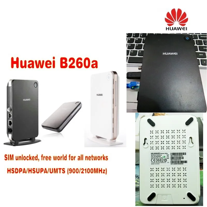 Лот из 10 шт. разблокирован huawei B260a VoIP LAN/WLAN 3g UMTS HSDPA WiFi маршрутизатор заменить E960 B970(логотип случайно