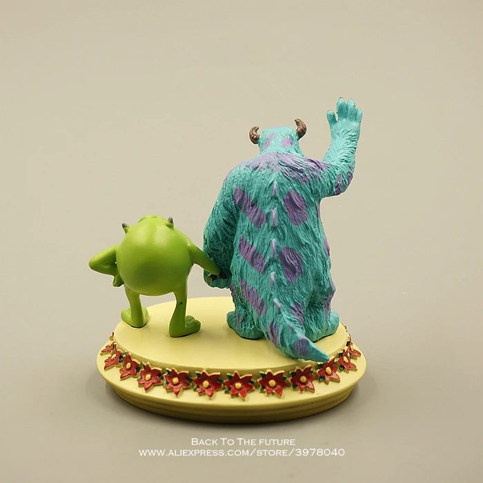 Фигурки из аниме Дисней монстерс Mike Wazowski Mr Q 7 см мини фигурки ПВХ для украшения