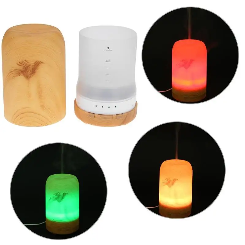 

200ml Ultrasonic Air Humidifier LED Aroma Essential Oil Diffuser Timer