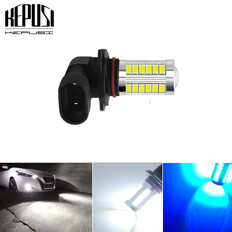 

1X 9006 HB4 Car LED Fog Lamp 5630 33SMD DRL Turning Parking Bulb White For Volkswagen Jetta2012 GOLF 2010-2011 PASSAT B6