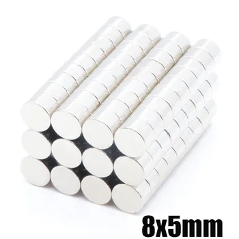 

100pcs 8x5 mm N35 Small Mini Disc 8*5mm Powerful Round Rare Earth Permanent Neodymium Magnets Strong magnetic iron