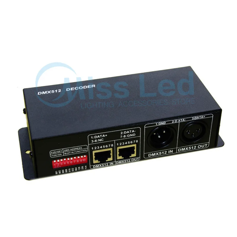 

Wholesale DMX512 Controller LED DMX 512 decoder 3CH controller