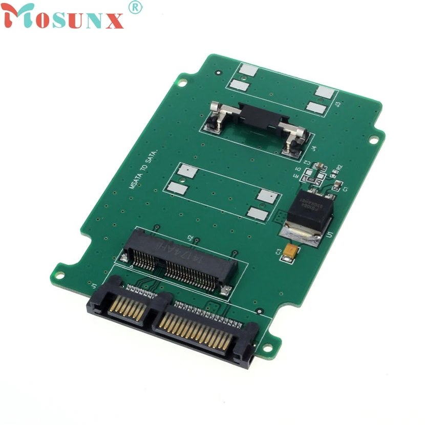 

mosunx Mecall Mini PCI-E mSATA SSD To 1.8 Inch Micro SATA Adapter Converter Card