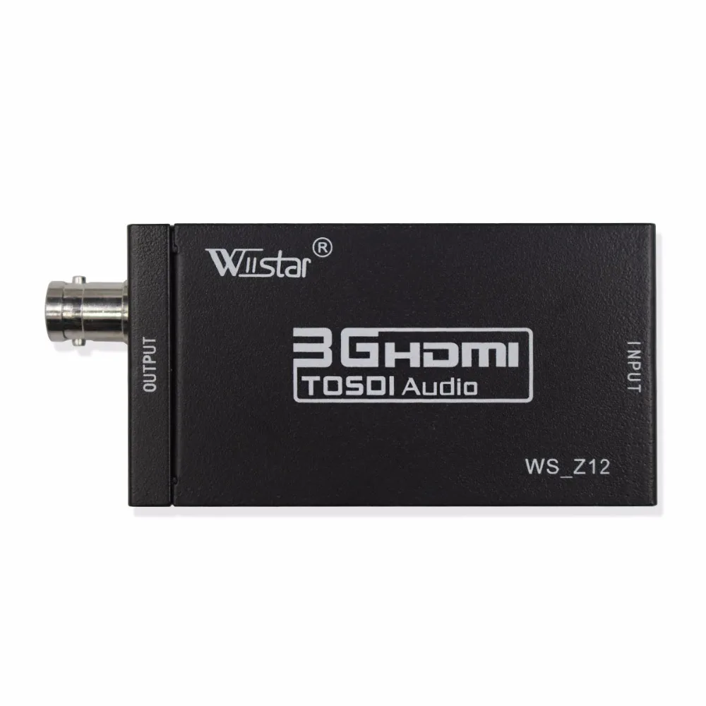 Wiistar Mini 3g 1080 P HDMI для SDI SD-SDI HD-SDI 3G-SDI видео конвертер для домашнего кинотеатра с адаптером питания