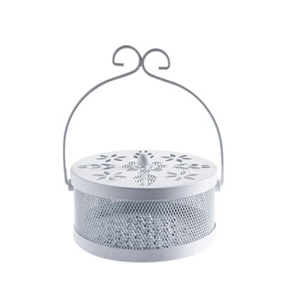 Железная огнеупорная коробка для комаров Классическая сандаловая плита Бытовая с крышкой большой лоток для комаров в рулонах китайский стиль диск