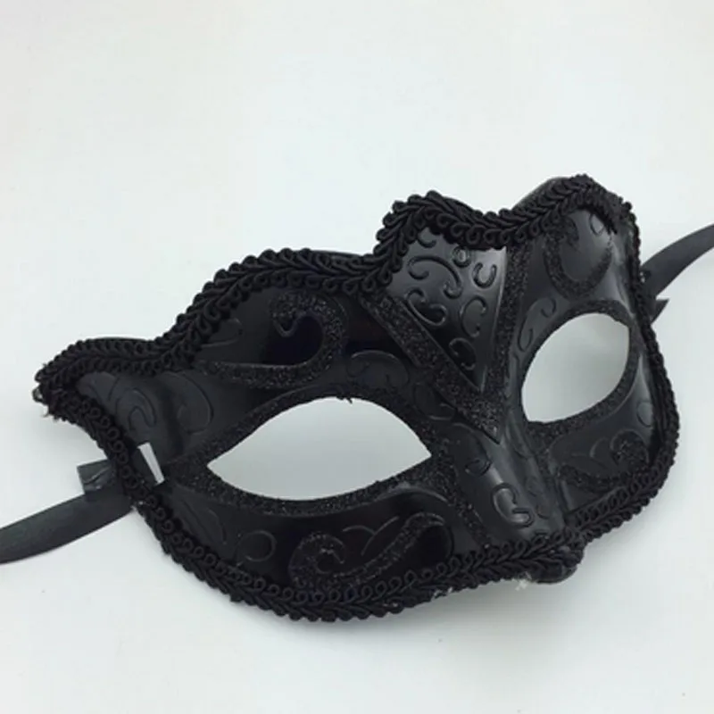 Venetian Masquerade Prom Dance Party Black Mask 4 Girl /& kids Costume Wedding