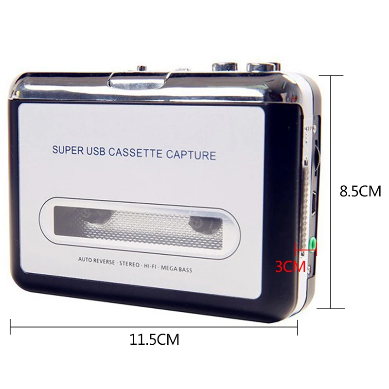 Топ предложения лента для PC Super USB Cassette-to-MP3 Capture Audio Music Player CD конвертер