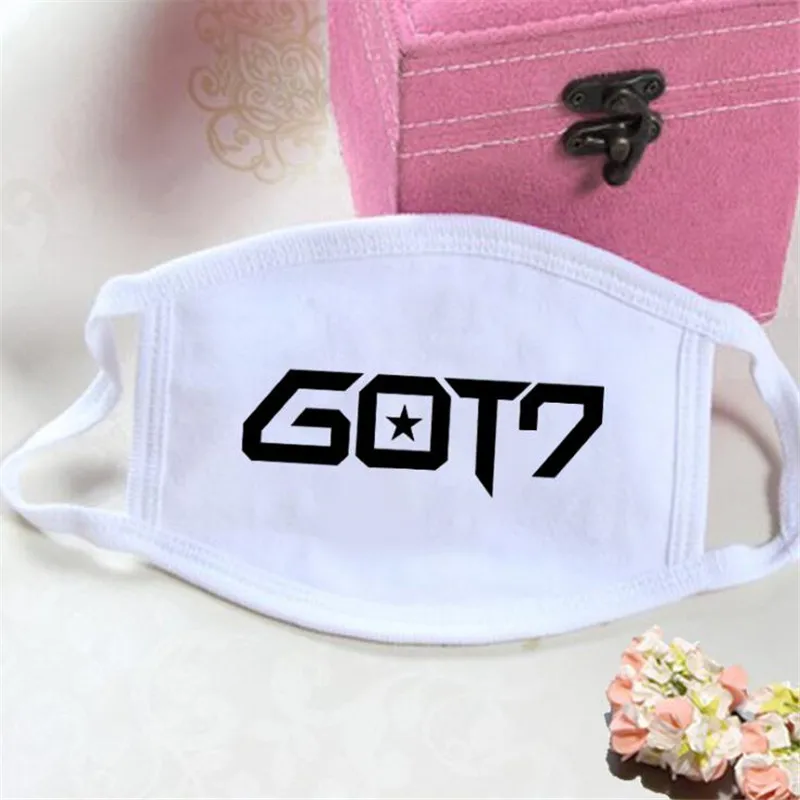 Kpop GOT7 корейские звезды хип хоп Марк маска Куклы для студентов девушка держатель