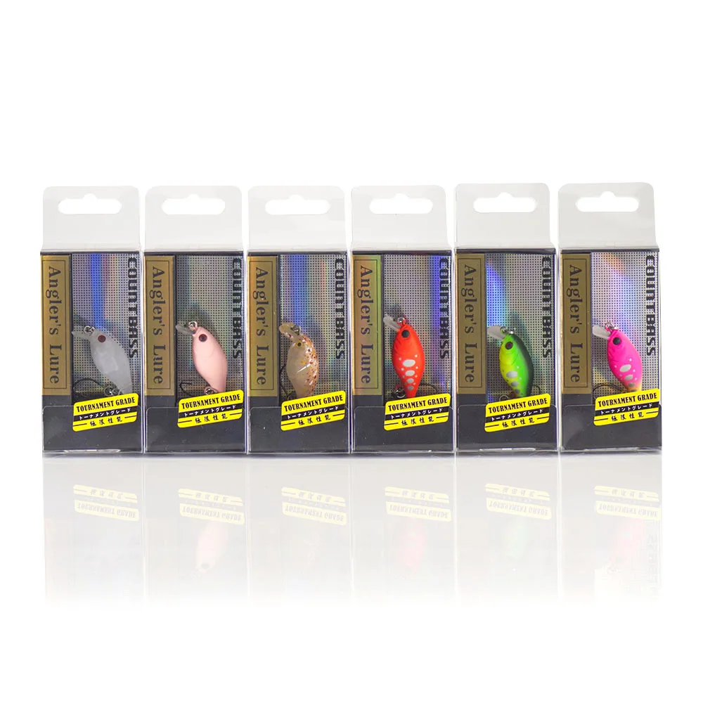 Рыболовная приманка из твердого пластика 30 мм 2 г|fishing lure|plastic fishing lurescrank bait |