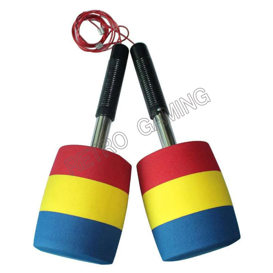

2pcs Sponge Hammer Children's entertainment game machine Watch A Hole Hitting Mouse/frog Arcade Game accessories
