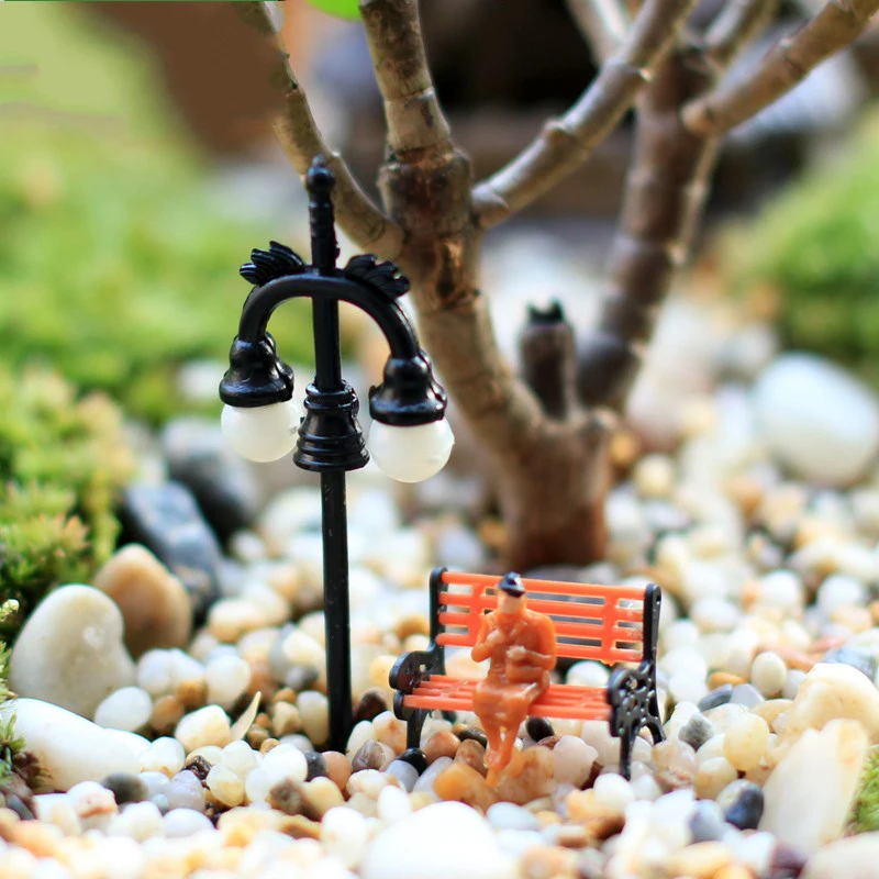 Модная миниатюрная мини-лампа для украшения дома, 1 шт., для ландшафтного дизайна, искусственный сад, сделай сам, винтажное ремесло, креативный