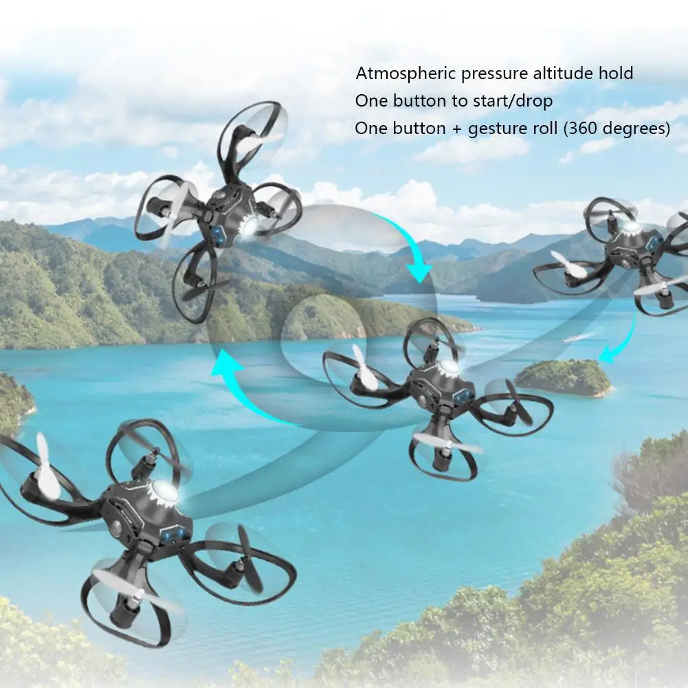 

2.4G Glove Sensing Drone WIFI Real-Time Image Transmission 480P Quadcopter Wide Angle Camera RC Drone New