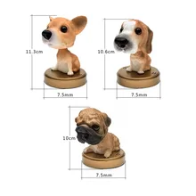 Трясущиеся головой куклы для собак, приборная панель, украшение автомобиля, автомобильные игрушки, авто аксессуары для девочек, araba aksesuar