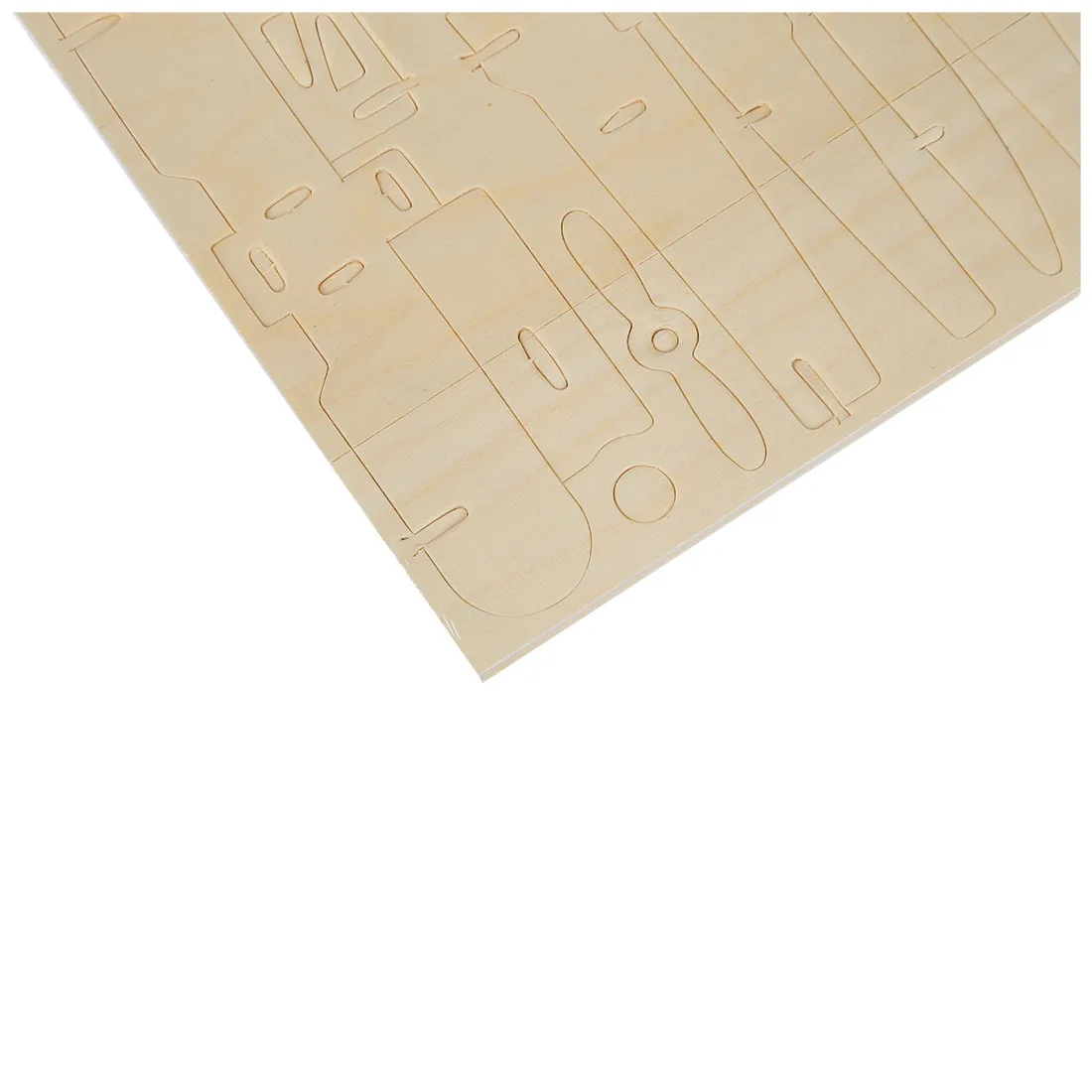 ABWE 3D Woodcraft DIY Heinkel HE51 Plane Model Wooden Construction Kit Toy Gift - Best Sale image 4
