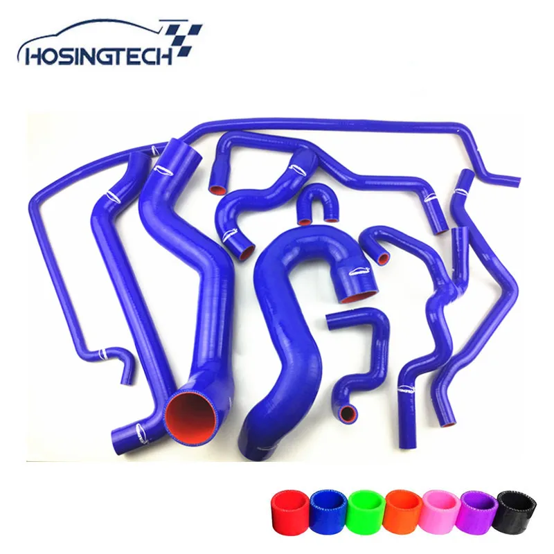 

HOSINGTECH- for saab 9-5 2.0T silicone radiator hose kits,10pcs color blue