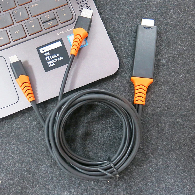 HDMI кабель системы освещения к с переходной USB 1080P аудио адаптер конвертер для iPhone X
