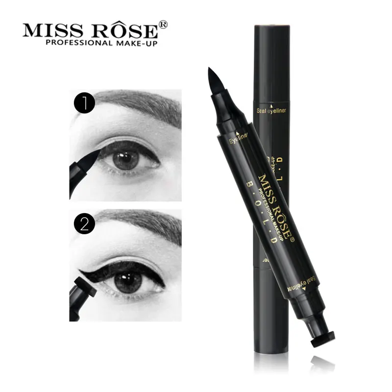 

Black Liquid Stamp Eyeliner Make Up Waterproof Comestics Long-lasting Eye Liner Pencil Makeup Tools for Eyeshadow