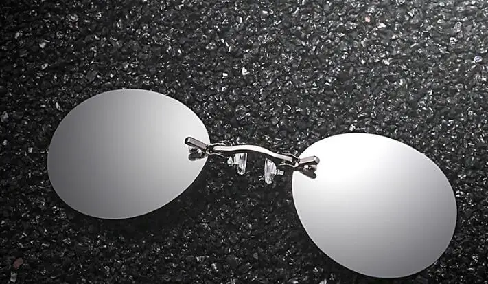 3 пары маленькие круглые клип на носу мини Солнцезащитные очки для женщин Для мужчин марка Прохладный стимпанк Защита от солнца Очки Для