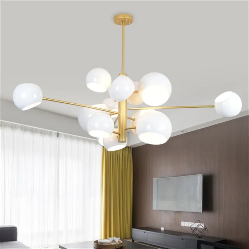glass ball ceiling chandelier