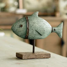 Американский кантри украшение дома украшения домашнего интерьера украшения из полимерной глины Античный Декор фэн шуй рыбы