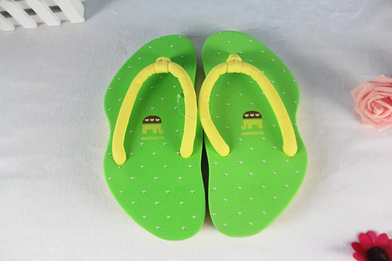 

Women Beach Low Heel Slippers Home Casual Shoes Female Flip Flop Sandals Bathroom Anti slip