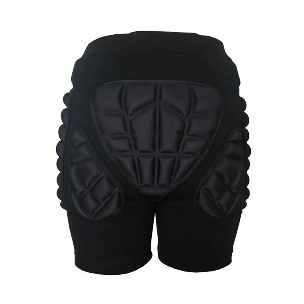 أسود التزلج واقية والعتاد الورك مبطن سراويل التزلج على الجليد حماية SizeS-2XL
