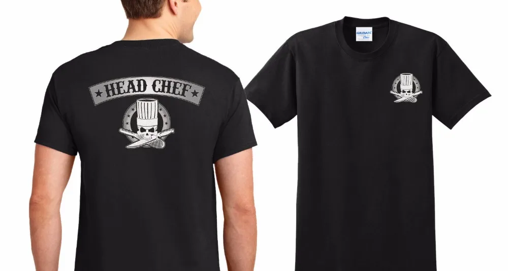 Fashion Brand Clothing T Shirt Chef T Shirt Head Chef Skull