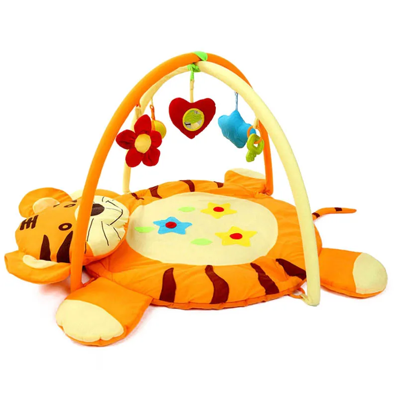 Мультяшный игровой коврик с тигром, Развивающие детские игрушки, детский игровой коврик, мягкий коврик для ползания, детский ползающий коврик, коврик - Цвет: Tiger