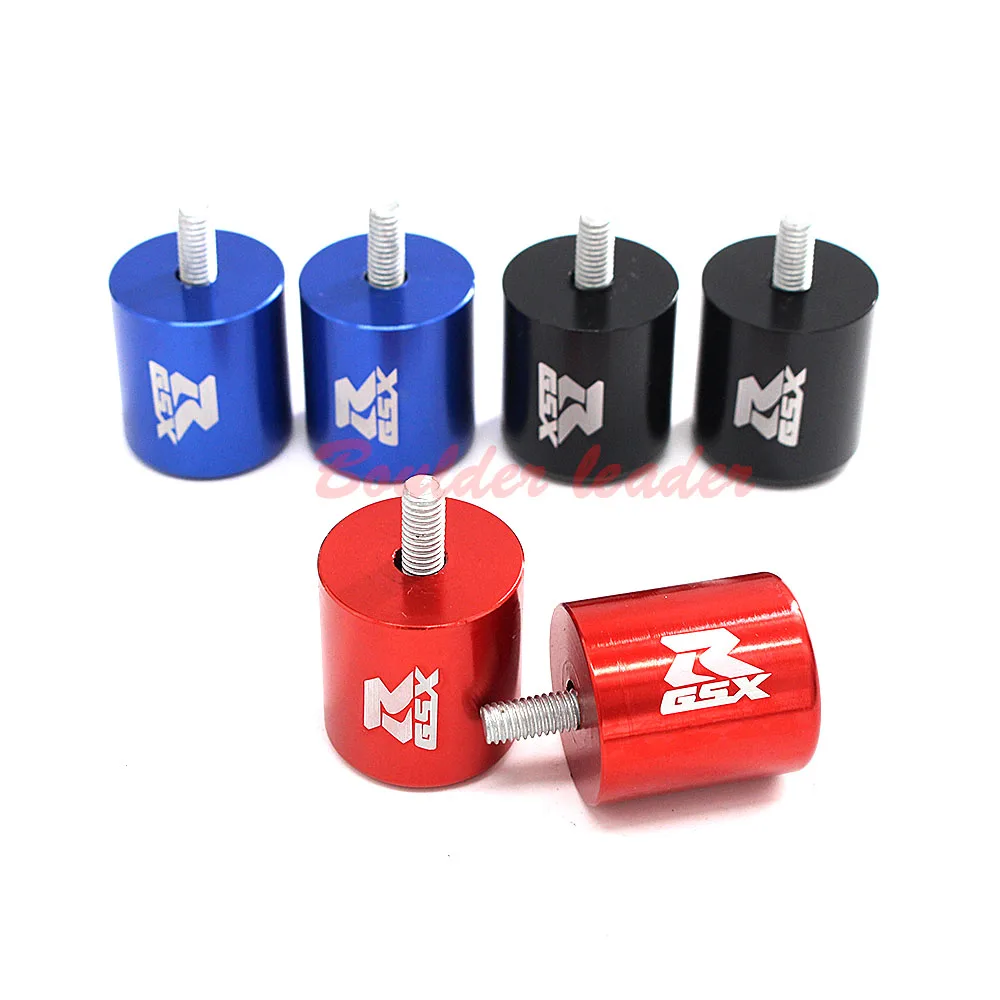 CNC Aluminum Handle Grips Motorcycle Handbar Bar Ends For Suzuki GSXR