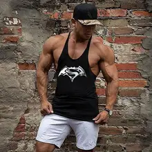 Golds Shark font b Fitness b font Tank Top font b Men b font Bodybuilding Stringers