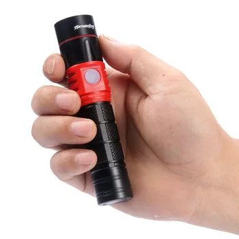 

T129 Telescopic flashlight Portable Powerful Practical Tactical LED Flashlight Super Bright For Hiking and Camping