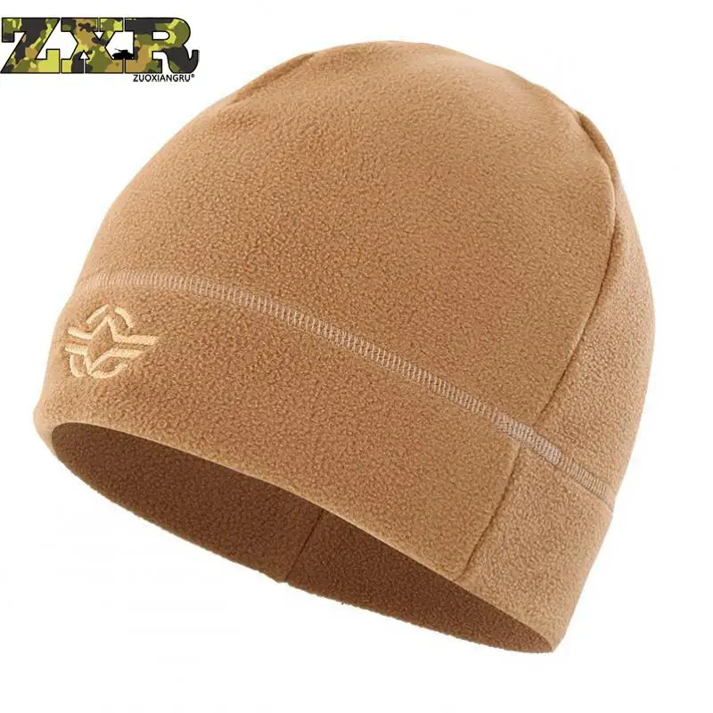 

Zuoxiangru Mens Mountaineer Hiking Windproof Magic Stick Beanie Tactical Cap Man Sports Winter Warm Patch Fleece Knit Hat