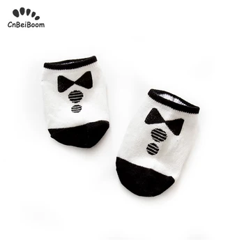 

0-2 year Cartoon New Baby Sock Cotton newborn boys socks gentleman bow Baby Boys Girls Sock Cute Anti-Slip Socks Toddler socks