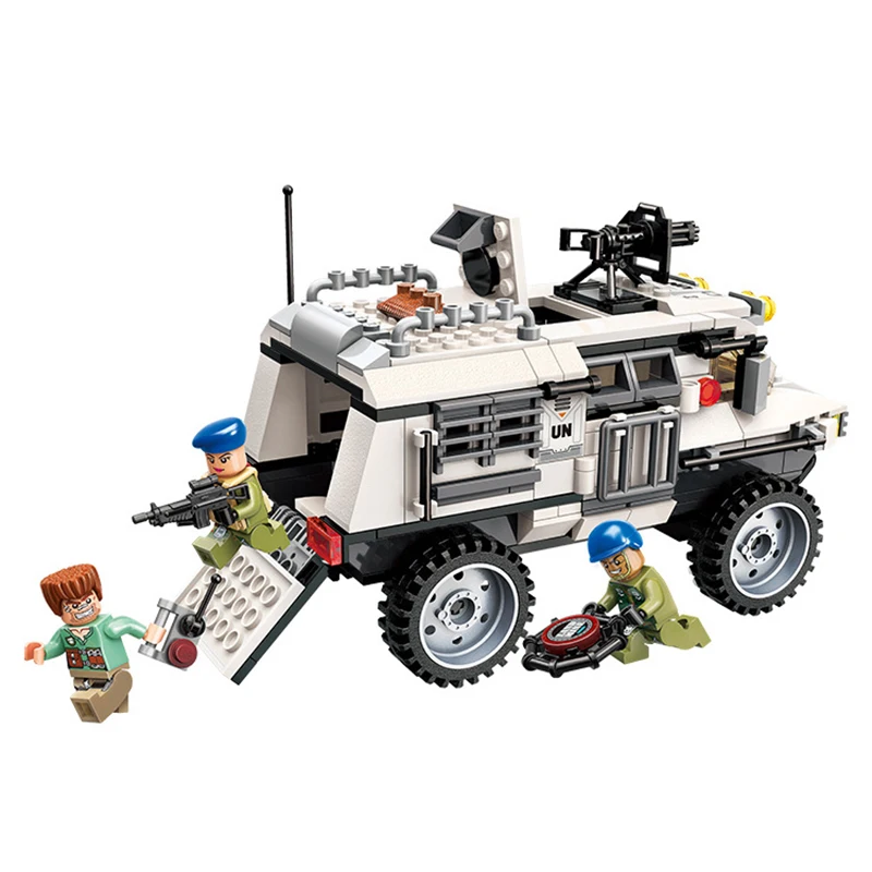 

Military MINIfiGurEd Education Building blocks Stacking Toy War Tank Panzer Car Vehicle Weapon Compatible LegoINGlys Model 3204