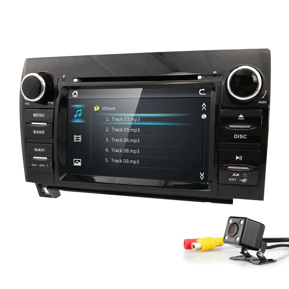 

Mirror link RDS 2 Din Car DVD player 7" for Toyota Tundra 2007-2013 Toyota Sequoia 2008-2014 DVR GPS USB SD Free back Camera map