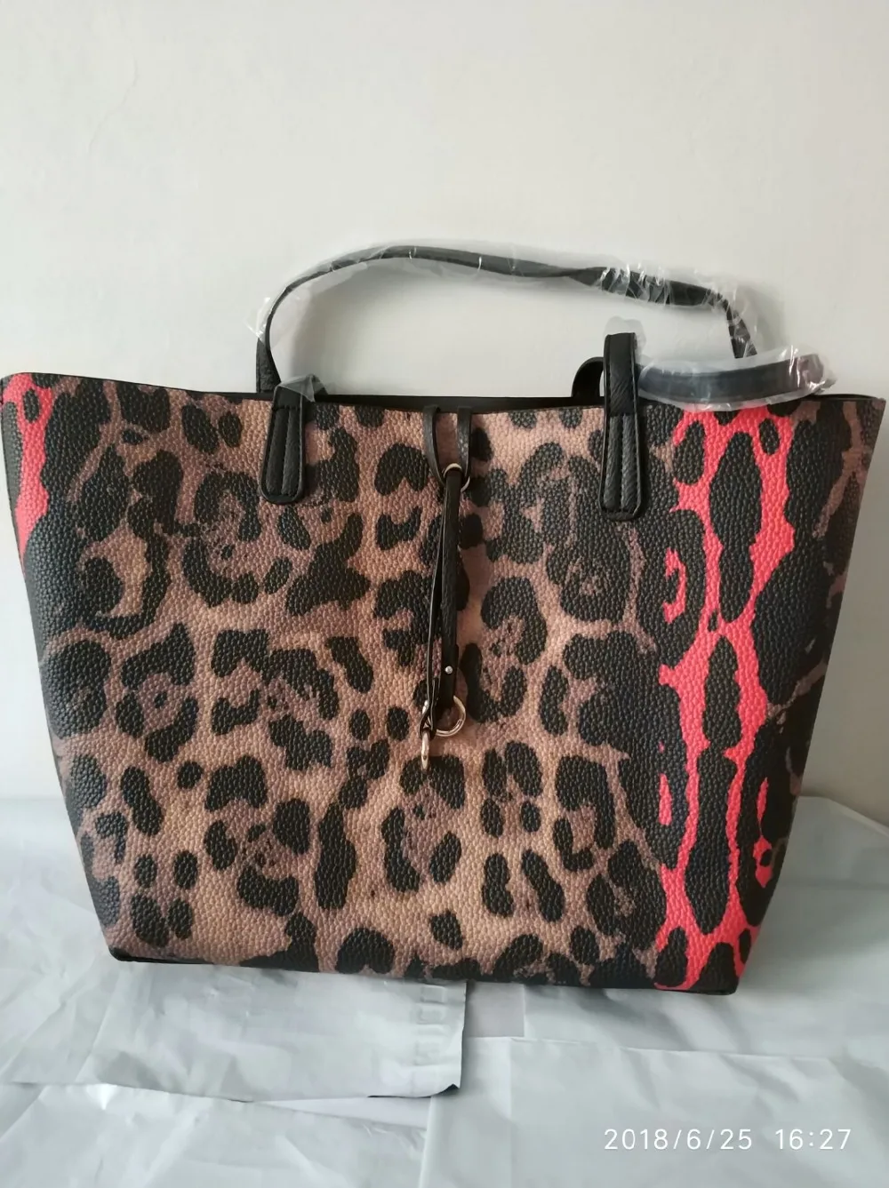 Leopard Prints Handbags Large Causal Tote для женщин наплечные сумки роскошный дизайнер моды кожаный хозяйственный сумка