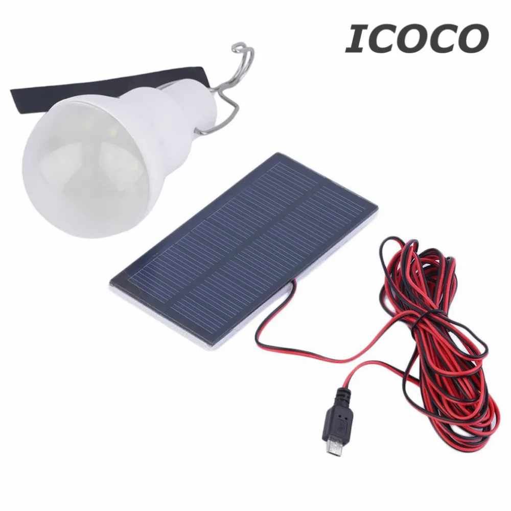 

Sun Powered led Defense Flashlight Lamp Outdoor/Indoor Lighting System 1 Bulb solar panel camp night travel 150Lumen 0.8w 5V