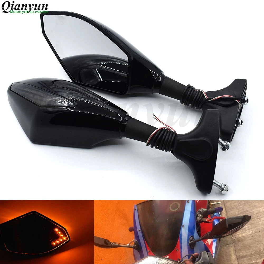

Universal Motorcycle LED Steering Light Flash Rearview Mirror Side View Mirror FOR Suzuki GSR600 GSR750 GSXR1000 GSXR600 GSXR750
