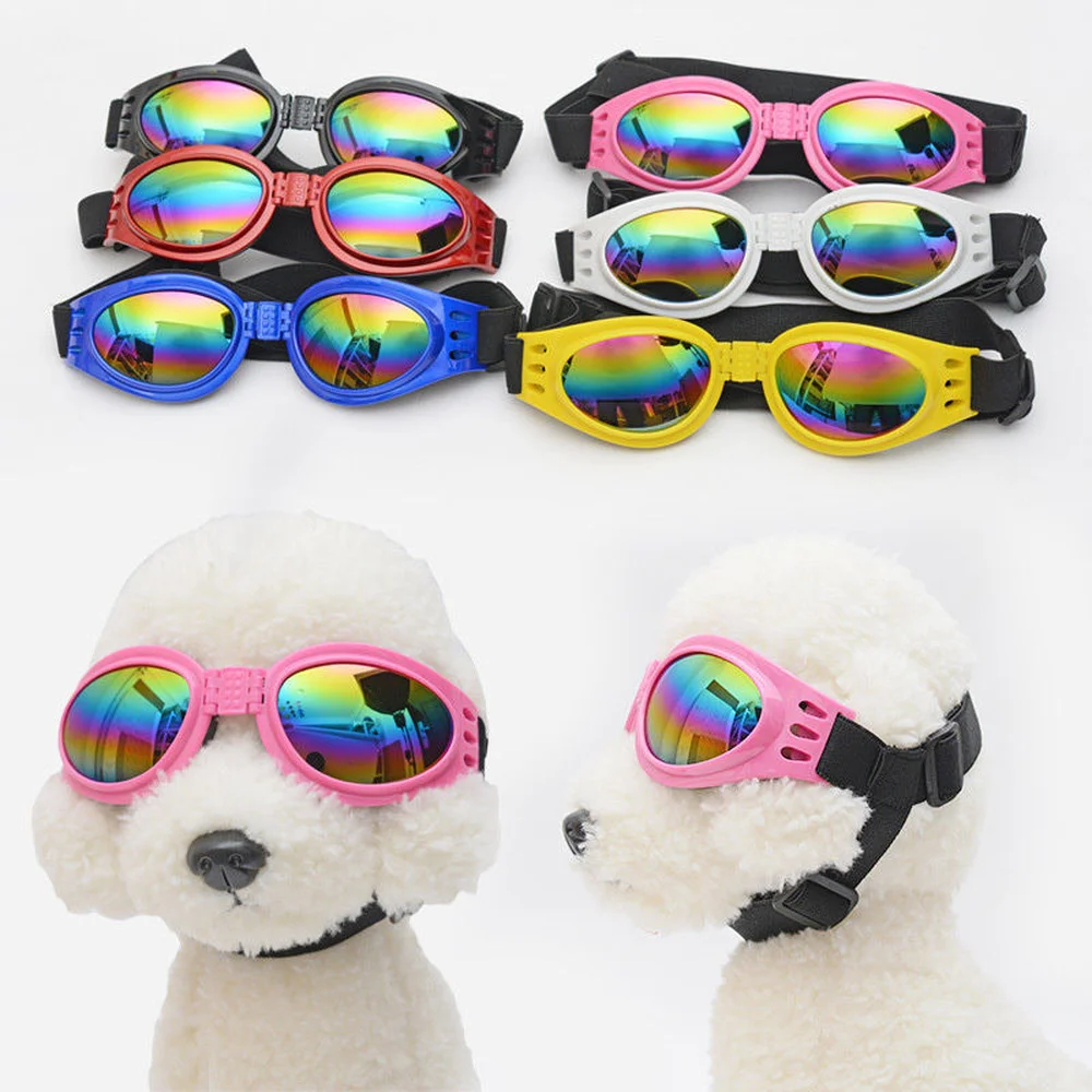 

1 pair SMALL PET DOG Goggles Doggles ILS SUNGLASSES UV Eye Protection