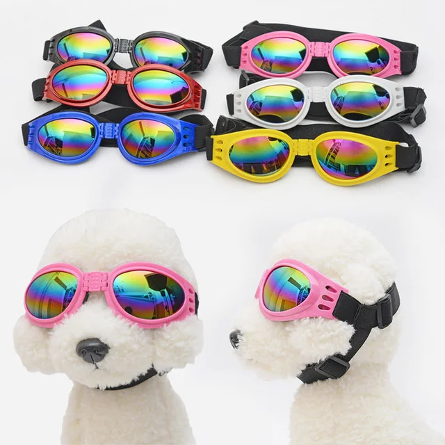 1 pair SMALL PET DOG Goggles Doggles ILS SUNGLASSES UV Eye Protection