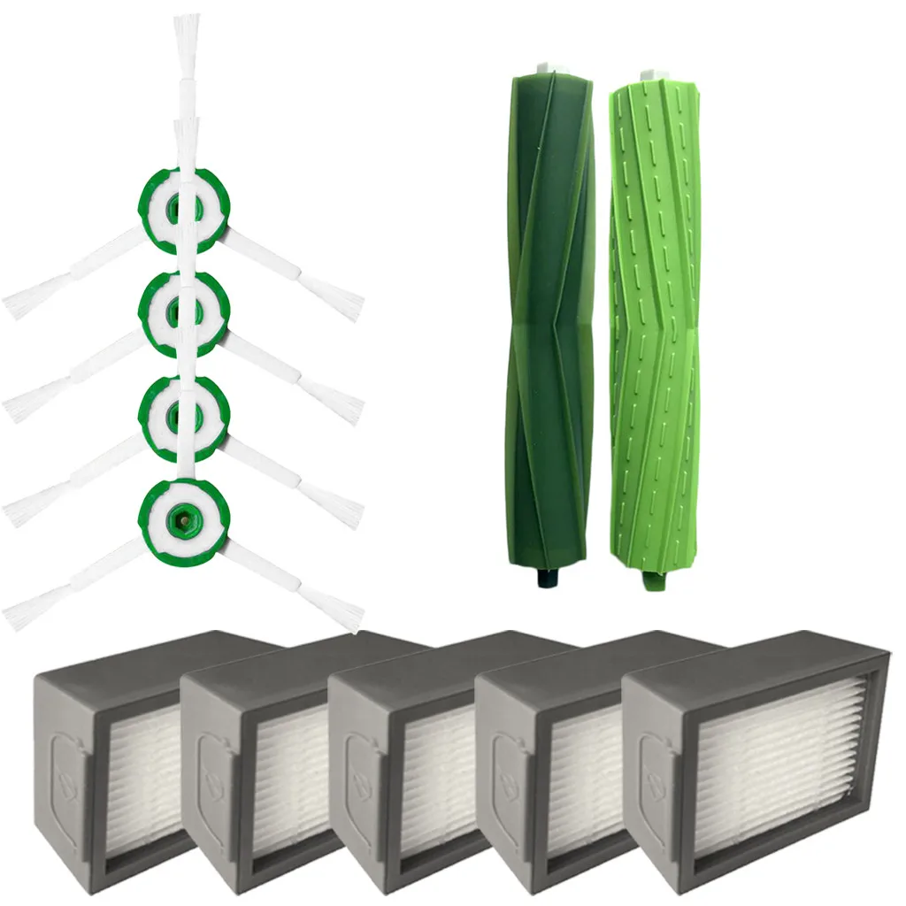 

Portable Durable Automatic Protection Side Brush&Hepa Filters&Bristle Brush for iRobot Roomba i7 i7+/i7 Plus E5 E6 E7 Clean Home