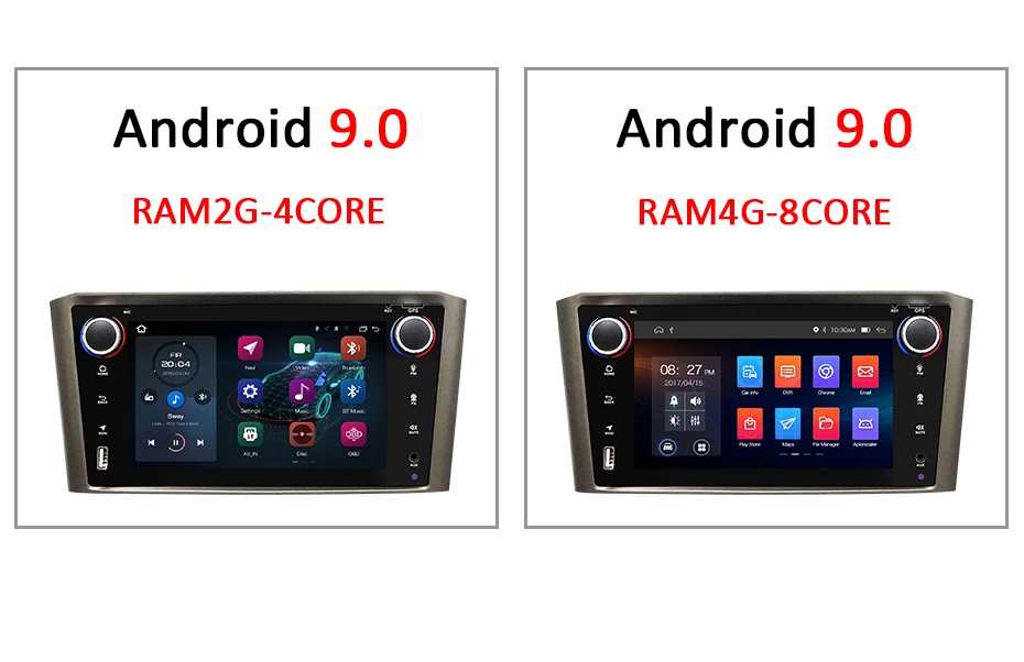 Discount DSP IPS 4G 64G 8CORE Android 9.0 Car navigation For Toyota Avensis T25 2002-2008 GPS stereo audio radio no dvd player 6