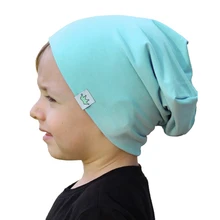 Зимняя теплая шапка, однотонные вязаные хлопковые шапки для новорожденных детей, осенне-зимние теплые наушники, шапка с короной, s Skullies casquett