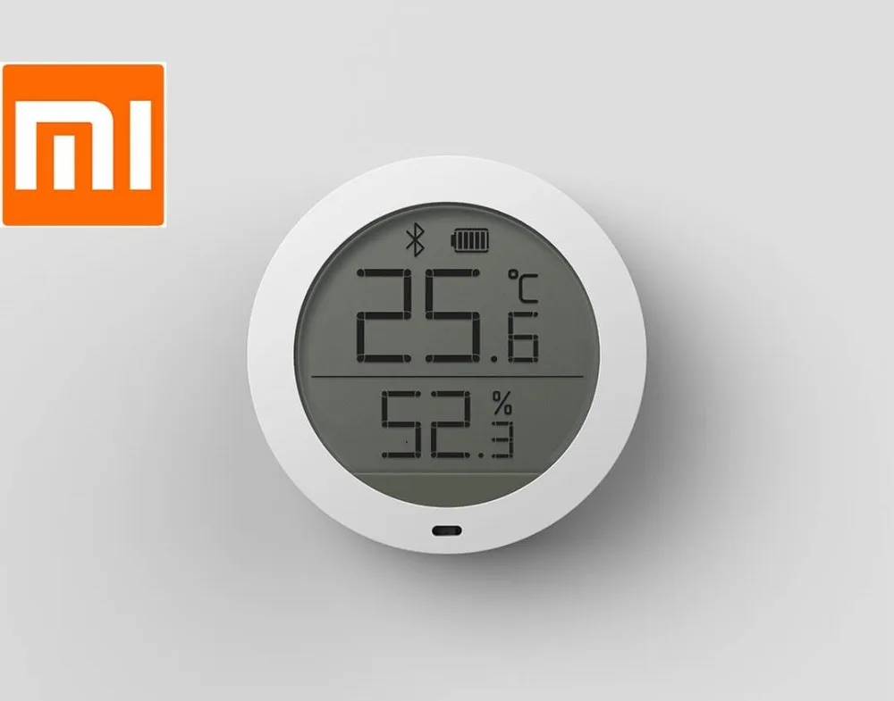 Xiaomi Mijia Bluetooth беспроводной Измеритель температуры и влажности большой ЖК-экран цифровой термометр умный дом чувствительный гигрометр