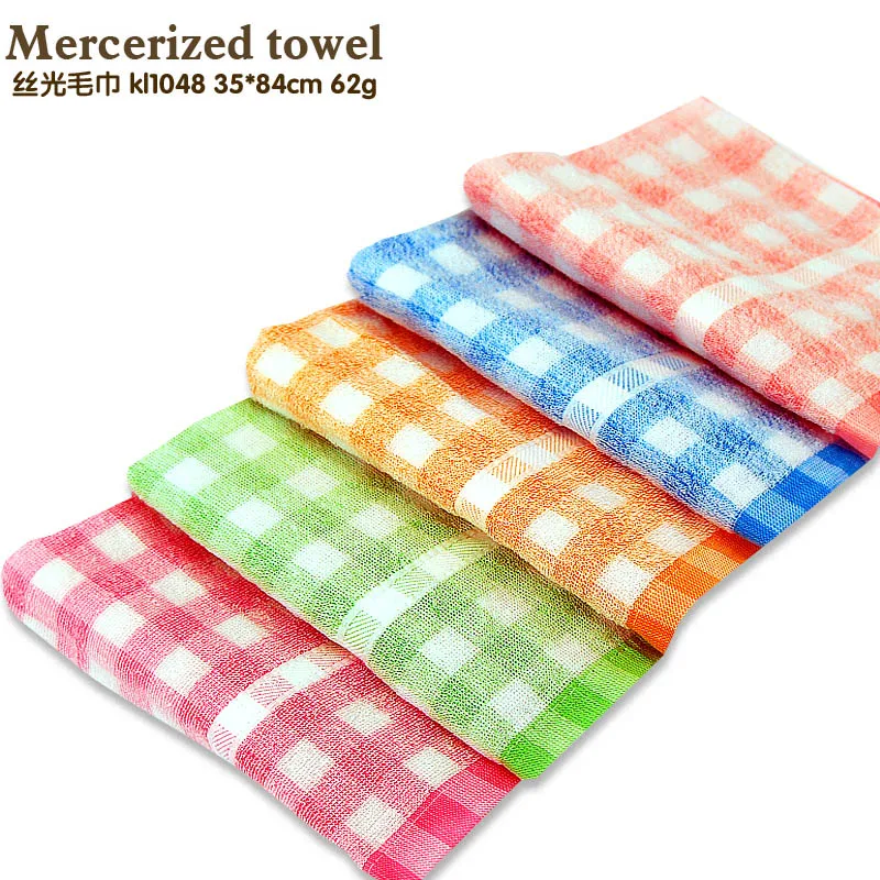 Comfortable and soft 35*84cm mercerized Untwisted Towel Absorbent Dry Hand Towels for Kids Adults 1 bags of 10 towels | Дом и сад