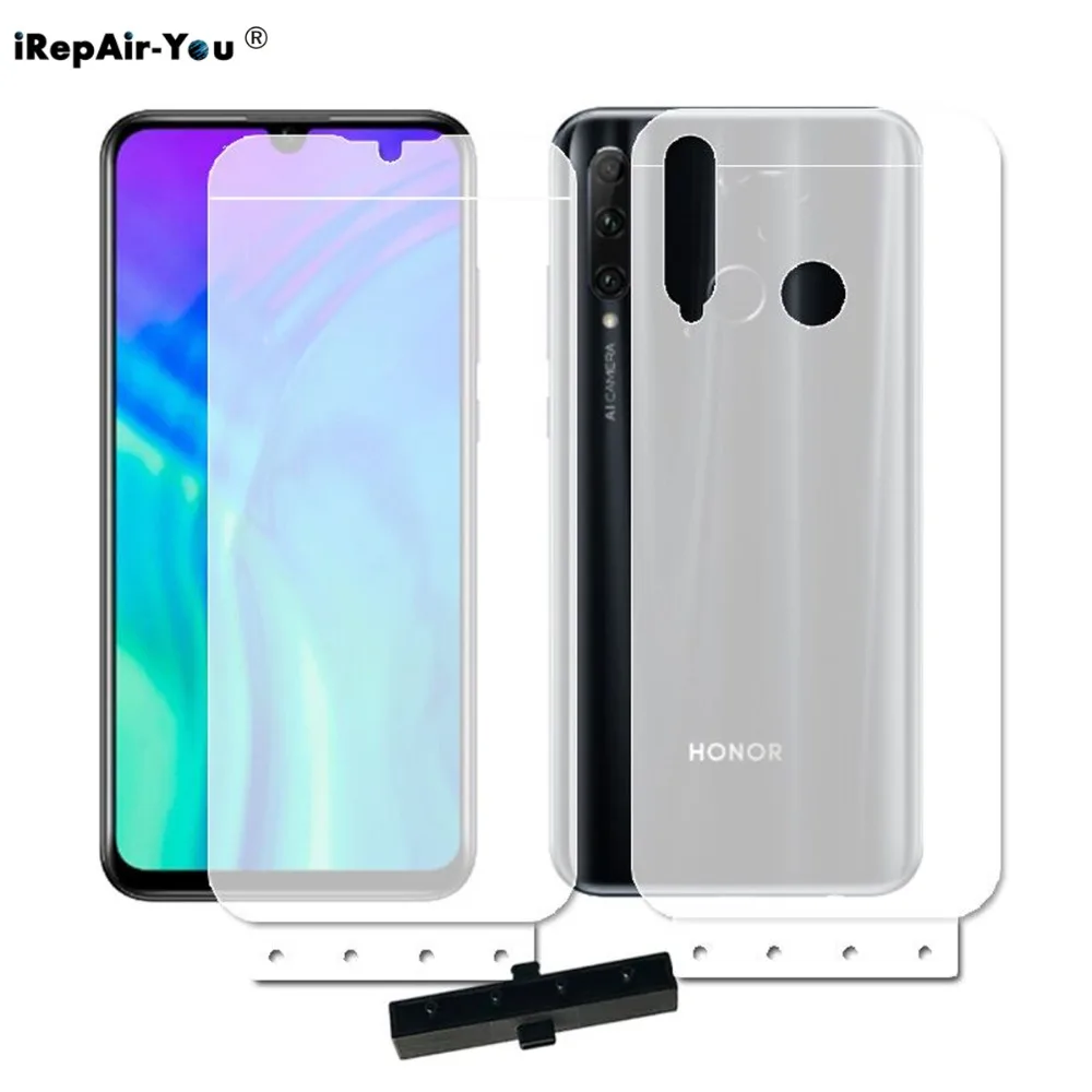 2 шт 10D Передняя и задняя нано-Гидрогелевая пленка для huawei Honor 10i 20i 20 Pro Lite 9X Note 10 мягкая ТПУ Защитная пленка на весь экран