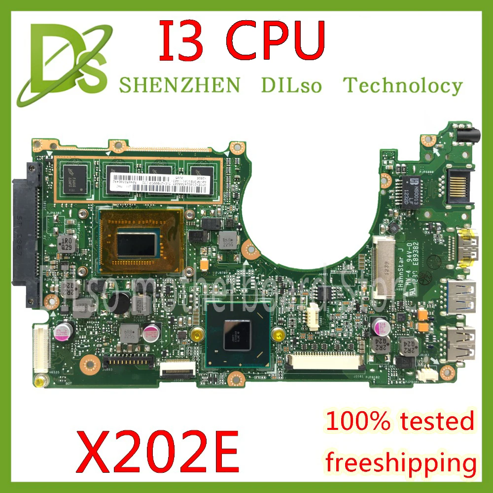 KEFU x202e For ASUS S200E X202E X201E X202EP Vivobook motherboard REV2