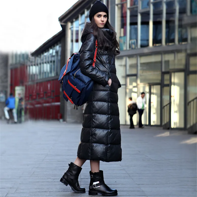 

Plus Size Slim Winter COAT Women 2019 Thick Down Parka Long OverCoats Warm Winter Jacket Ladies Down & Parkas FYY008