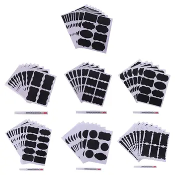 

1 Set Chalkboard Blackboard Chalk Board Sticker Decals Craft Kitchen Jar Labels Pen Cup Jar Jam Organizing